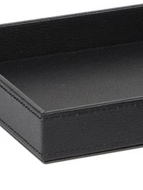 Andrea House Kleines Deko-Tablett Server Aus Kunstleder 3 Andrea House Kleines Deko-Tablett Server Aus Kunstleder – Bild 3