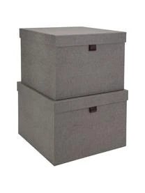 Bigso Box Of Sweden Aufbewahrungsboxen Tristan, 2er-Set