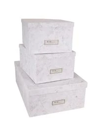 Bigso Box Of Sweden Aufbewahrungsboxen Inge, 3er-Set