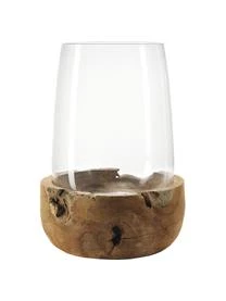 Leonardo Handgefertigtes Windlicht Terra Mit Teaksockel 4 Leonardo Handgefertigtes Windlicht Terra Mit Teaksockel – Bild 4