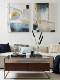 Malerifabrikken Bemalter Leinwanddruck Golden Blue II 9 Malerifabrikken Bemalter Leinwanddruck Golden Blue II – Bild 9