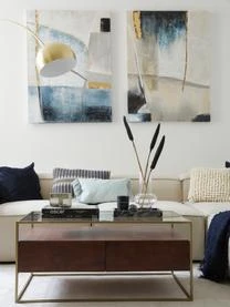 Malerifabrikken Bemalter Leinwanddruck Golden Blue I 8 Malerifabrikken Bemalter Leinwanddruck Golden Blue I – Bild 8