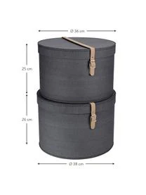 Bigso Box Of Sweden Aufbewahrungsboxen Rut, 2er-Set 3 Bigso Box Of Sweden Aufbewahrungsboxen Rut, 2er-Set – Bild 3