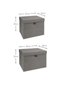 Bigso Box Of Sweden Aufbewahrungsboxen Tristan, 2er-Set 3 Bigso Box Of Sweden Aufbewahrungsboxen Tristan, 2er-Set – Bild 3