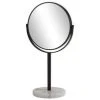 Bahne Runder Kosmetikspiegel Ramona Mit Weißem Marmorfuß