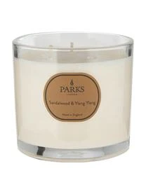 Parks London Dreidocht-Duftkerze Aromatherapy (Sandelholz & Ylang Ylang) 3 Parks London Dreidocht-Duftkerze Aromatherapy (Sandelholz & Ylang Ylang) – Bild 3