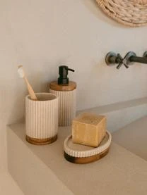 Andrea House Ovale Seifenschale Laura Mit Holz-Dekor 6 Andrea House Ovale Seifenschale Laura Mit Holz-Dekor – Bild 6