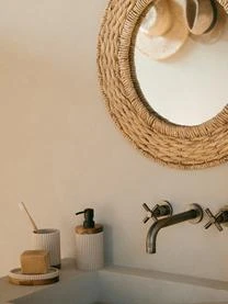 Andrea House Seifenspender Laura Mit Holz-Dekor 5 Andrea House Seifenspender Laura Mit Holz-Dekor – Bild 5