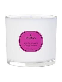 Parks London Dreidocht-Duftkerze Vintage Aromatherapy (Wilde Feige, Schwarze Johannisbeere & Orangenblüte)