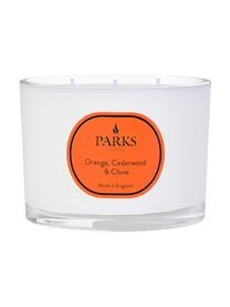 Parks London Dreidocht-Duftkerze Vintage Aromatherapy (Orange, Zedernholz & Nelke)