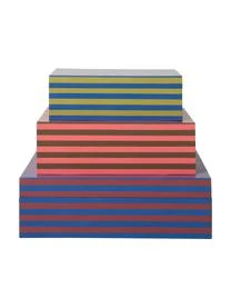 HKliving Handgemachte Aufbewahrungsboxen Dusk, 3er-Set