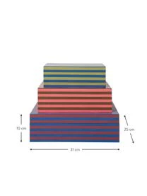 HKliving Handgemachte Aufbewahrungsboxen Dusk, 3er-Set 3 HKliving Handgemachte Aufbewahrungsboxen Dusk, 3er-Set – Bild 3