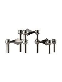 Kerzenhalter Stoff Nagel, 3-er Set